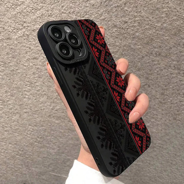 Vintage Totem Pattern Shockproof Phone Case for iPhone - IPH4