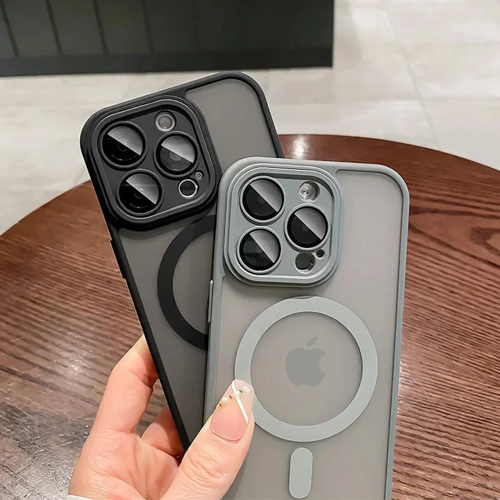 Luxury Clear Shockproof Magnetic Case for iPhone - IPH4